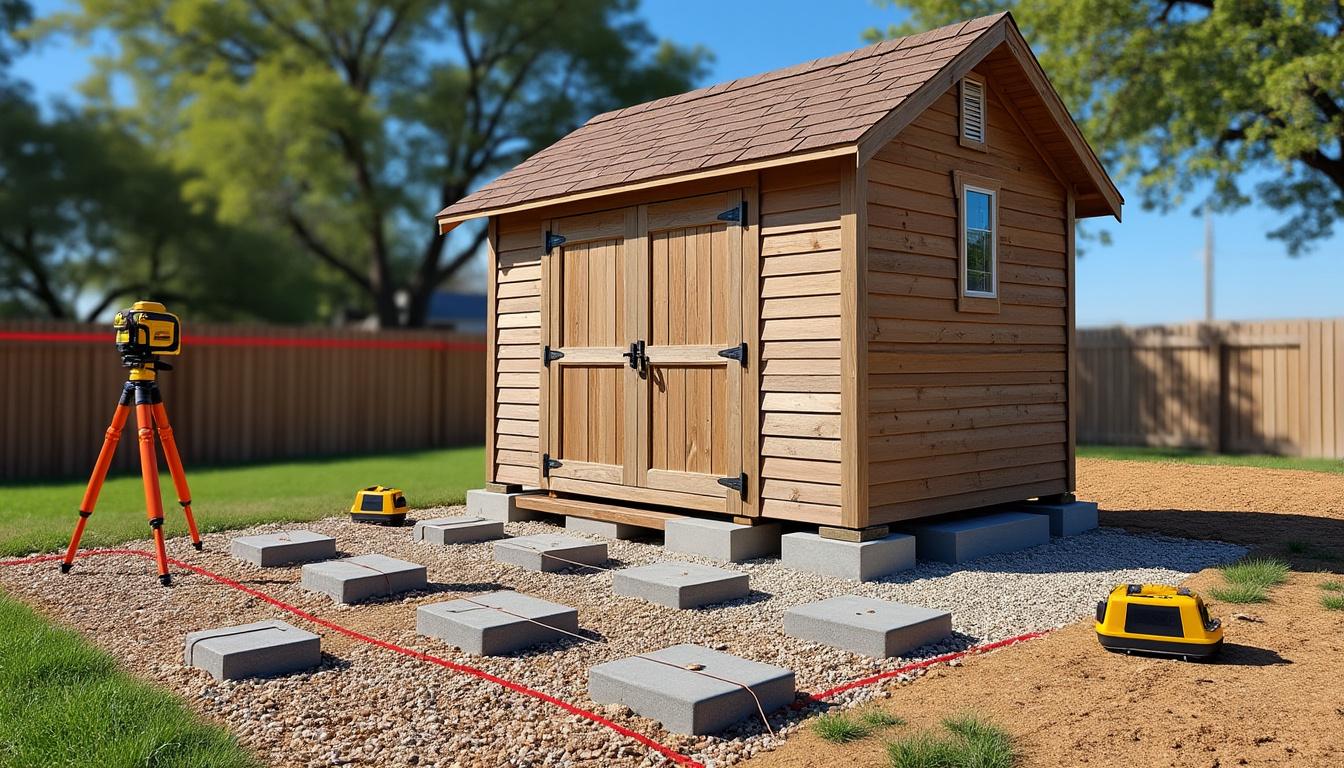 Comment poser un abri de jardin sur plot : méthode simple et stable 2 découvrez une méthode simple et stable pour poser un abri de jardin sur plots, garantissant solidité et durabilité de votre installation.