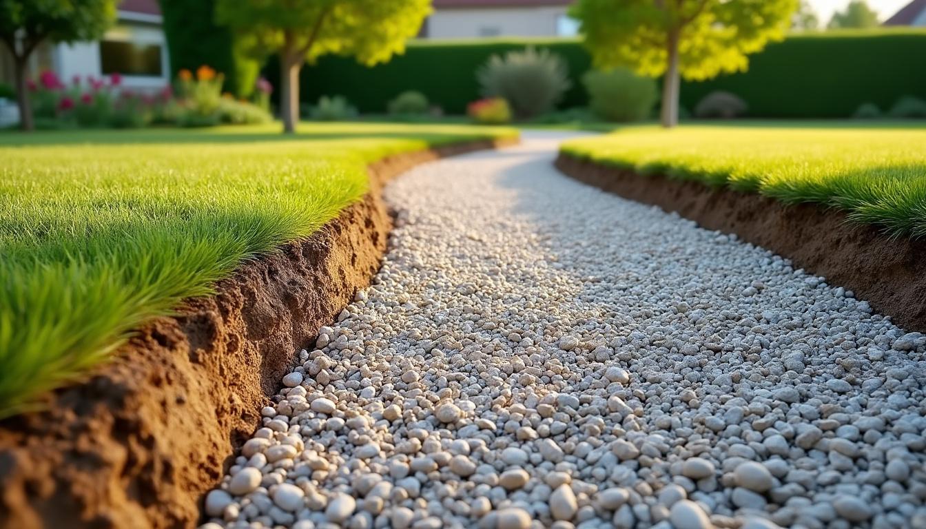 Créer une allée de jardin pas chère : matériaux simples et durables 2 découvrez comment créer une allée de jardin pas chère en utilisant des matériaux simples et durables pour un aménagement extérieur esthétique et économique.