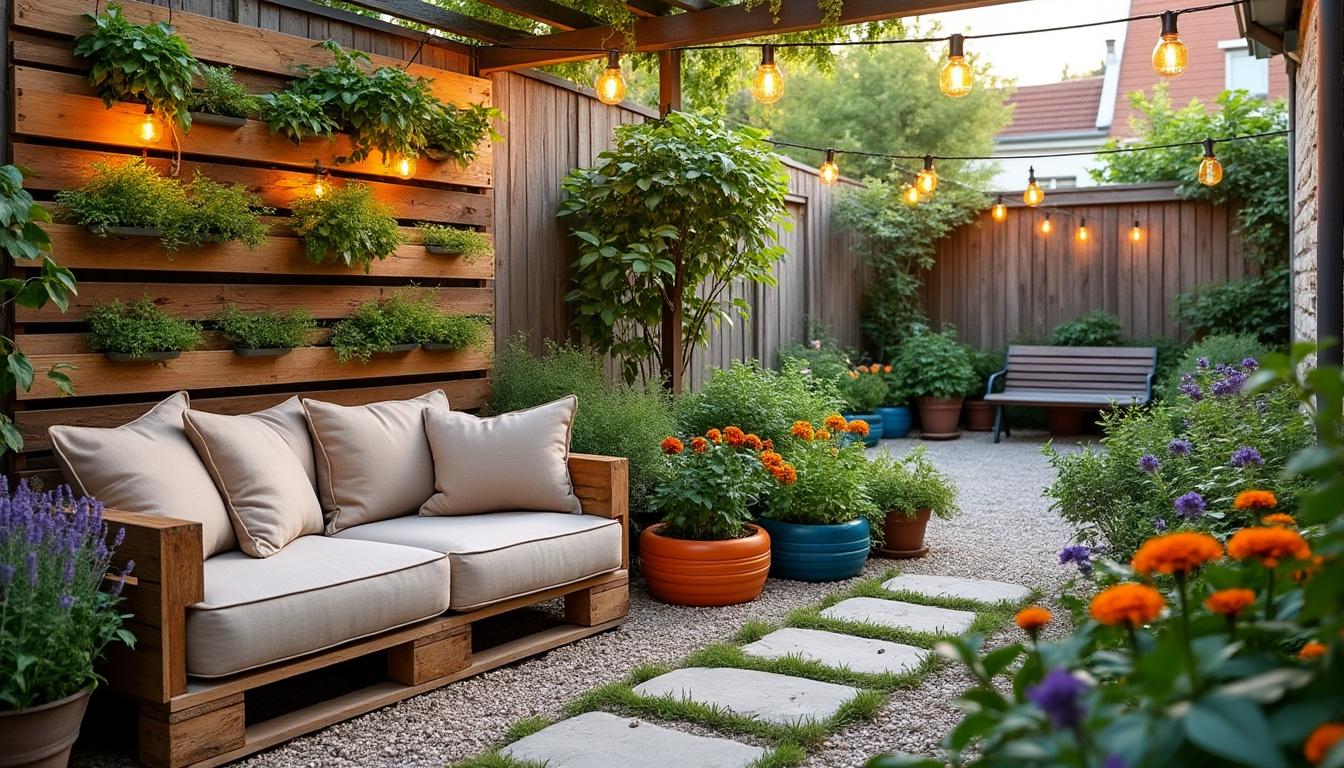 Décoration de jardin pas chère : idées pour embellir sans se ruiner 2 découvrez des idées de décoration de jardin pas chère pour embellir votre extérieur sans vous ruiner. astuces et conseils pour un jardin charmant et économique.