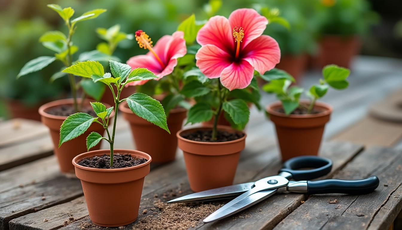 Multiplier vos hibiscus facilement : guide essentiel pour réussir le bouturage étape par étape 2 apprenez à multiplier vos hibiscus facilement grâce à notre guide essentiel de bouturage étape par étape, pour des plantes magnifiques et en pleine santé.