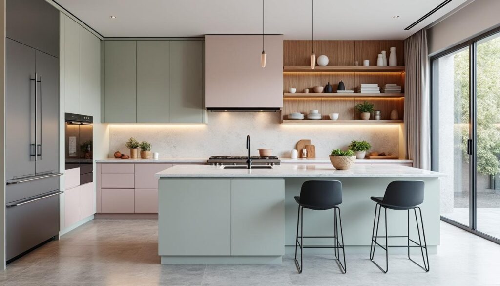 découvrez quelles teintes associer au gris clair pour une cuisine ultra tendance en 2026 et créez un espace moderne et élégant.