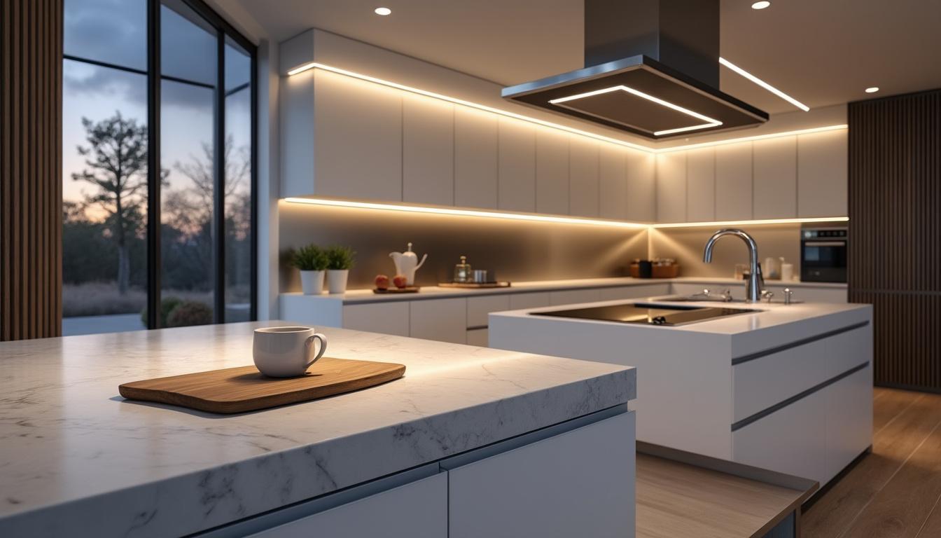 découvrez comment optimiser l'éclairage de votre plan de travail avec nos astuces pratiques et notre guide d'installation détaillé pour un espace lumineux et fonctionnel.