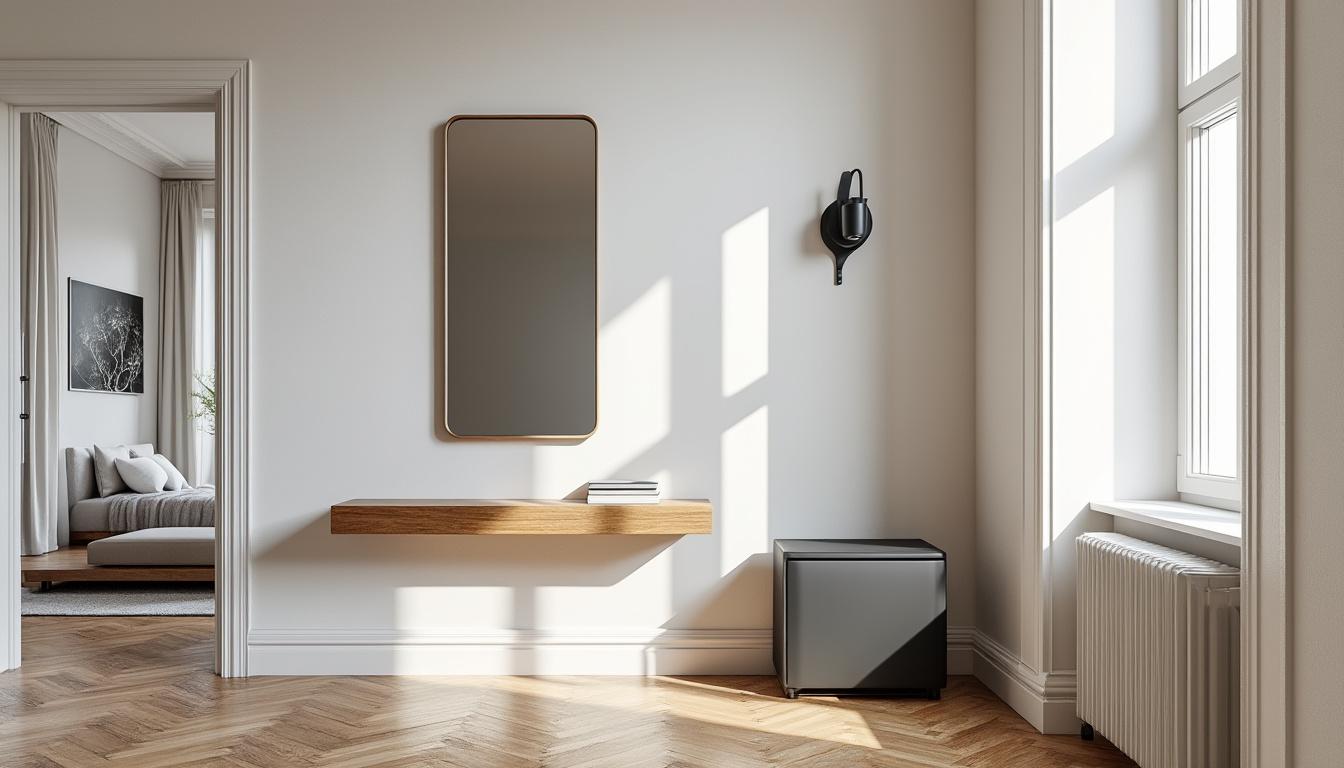 découvrez des astuces pratiques avec des miroirs pour optimiser l'espace et agrandir visuellement votre entrée, créant ainsi un intérieur lumineux et accueillant.