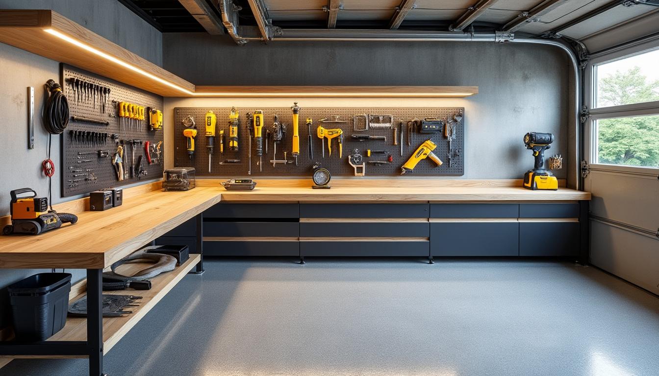 Comment Transformer Votre Garage en Atelier : Guide d'Aménagement et Sélection d'Outils Essentiels 2 découvrez comment transformer votre garage en un atelier fonctionnel avec notre guide complet d'aménagement et la sélection d'outils essentiels pour tous vos projets.