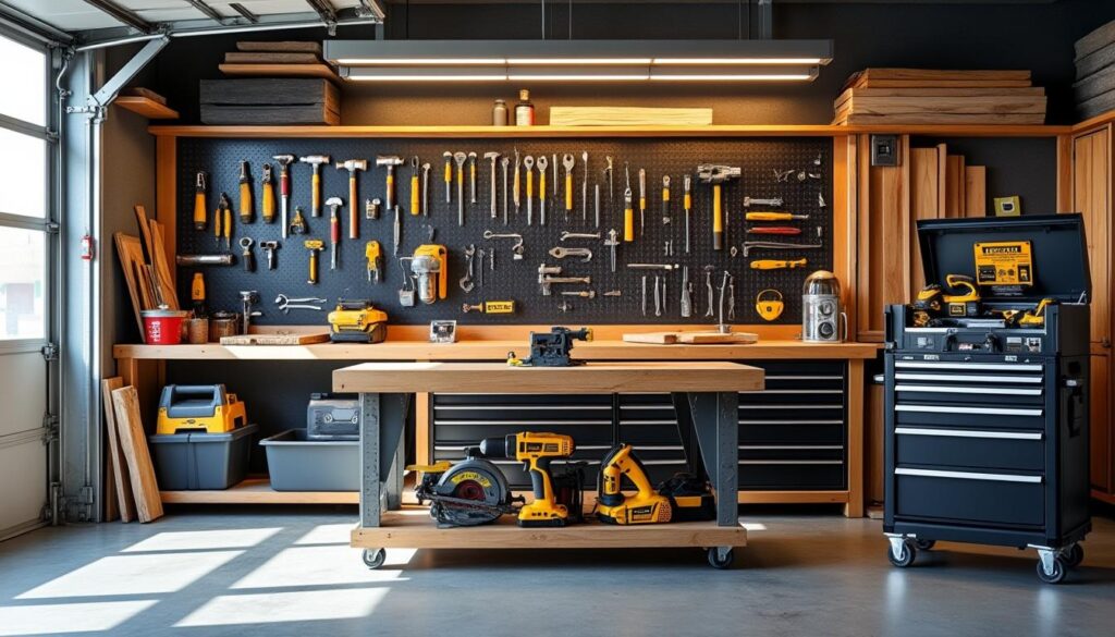 découvrez comment transformer votre garage en un atelier fonctionnel avec notre guide complet d'aménagement et de sélection des outils essentiels pour tous vos projets.