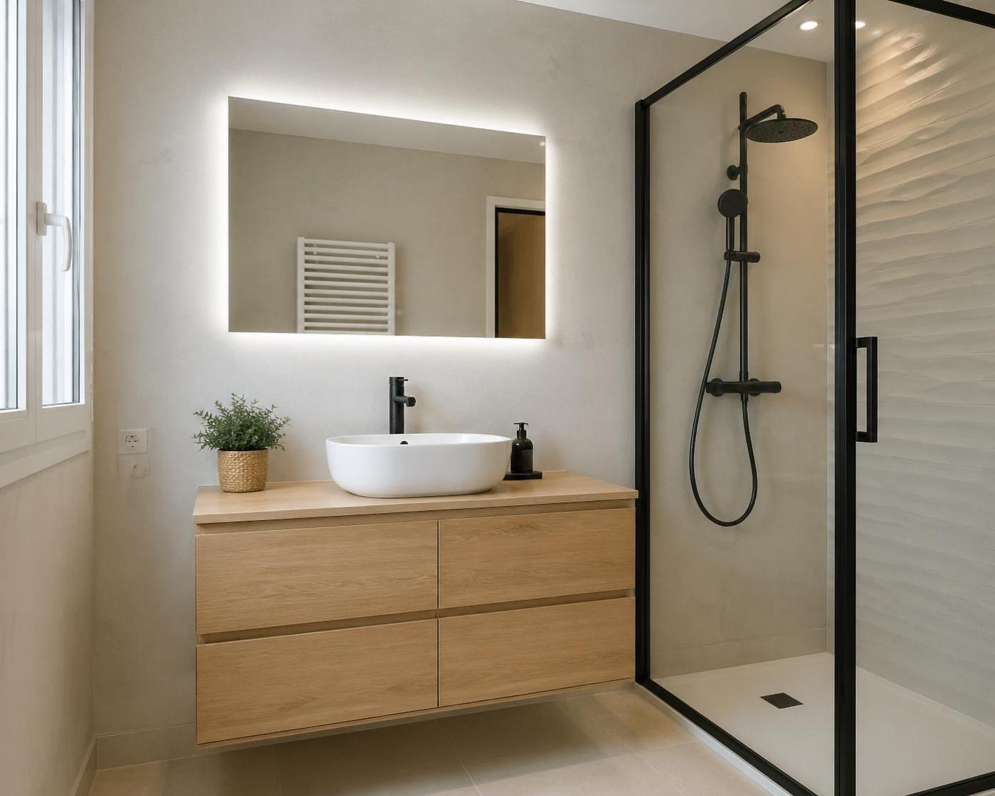 découvrez notre guide pratique pour choisir et installer un miroir éclairant dans votre salle de bain, alliant style et fonctionnalité pour un espace lumineux et moderne.
