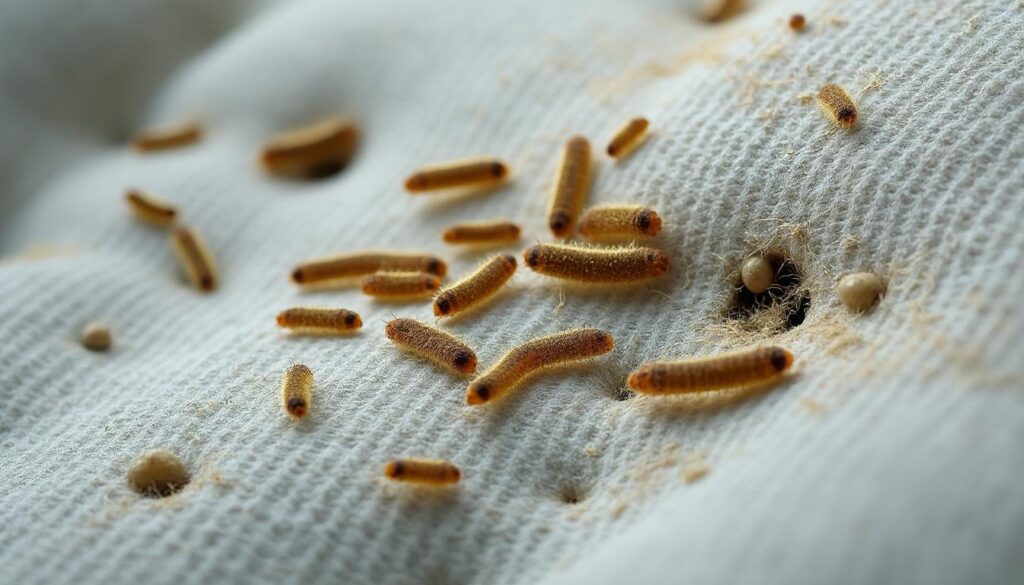 découvrez comment identifier une infestation de larves d'anthrène dans votre matelas, comprenez leur cycle de vie et apprenez des méthodes efficaces pour les éliminer et protéger votre sommeil.