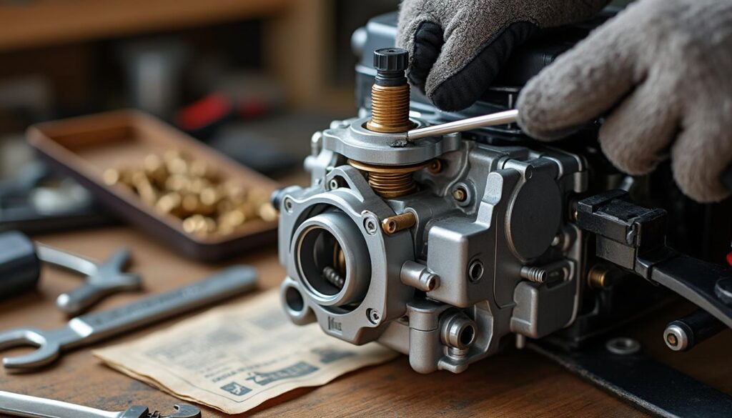 apprenez à régler facilement les vis h et l de votre carburateur de tronçonneuse grâce à notre procédure complète pour optimiser l'équilibre moteur et améliorer les performances.