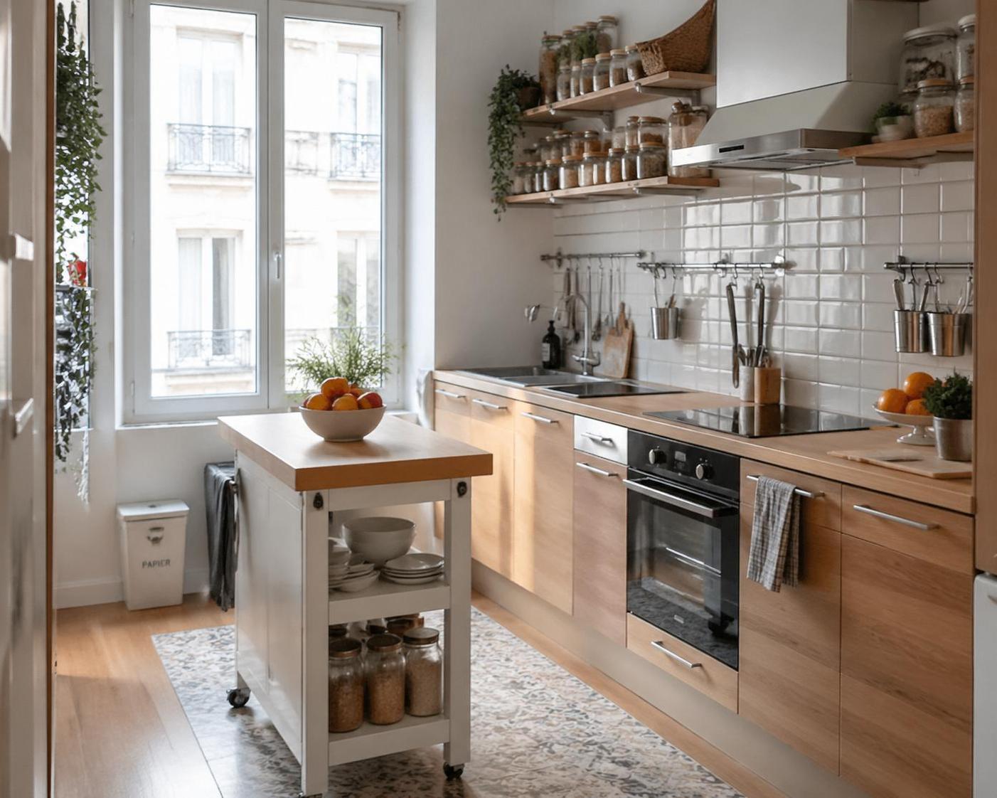 découvrez des astuces ingénieuses pour optimiser et maximiser l'espace de votre cuisine, alliant fonctionnalité et gain de place au quotidien.